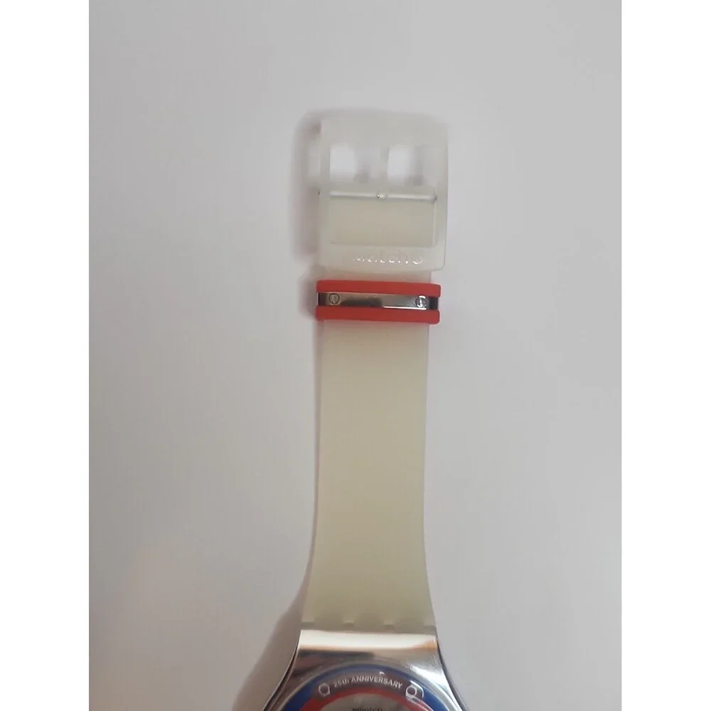 Swatch Watch 25th Anniversary Limited Edition Unisex Watch NIB New Battery